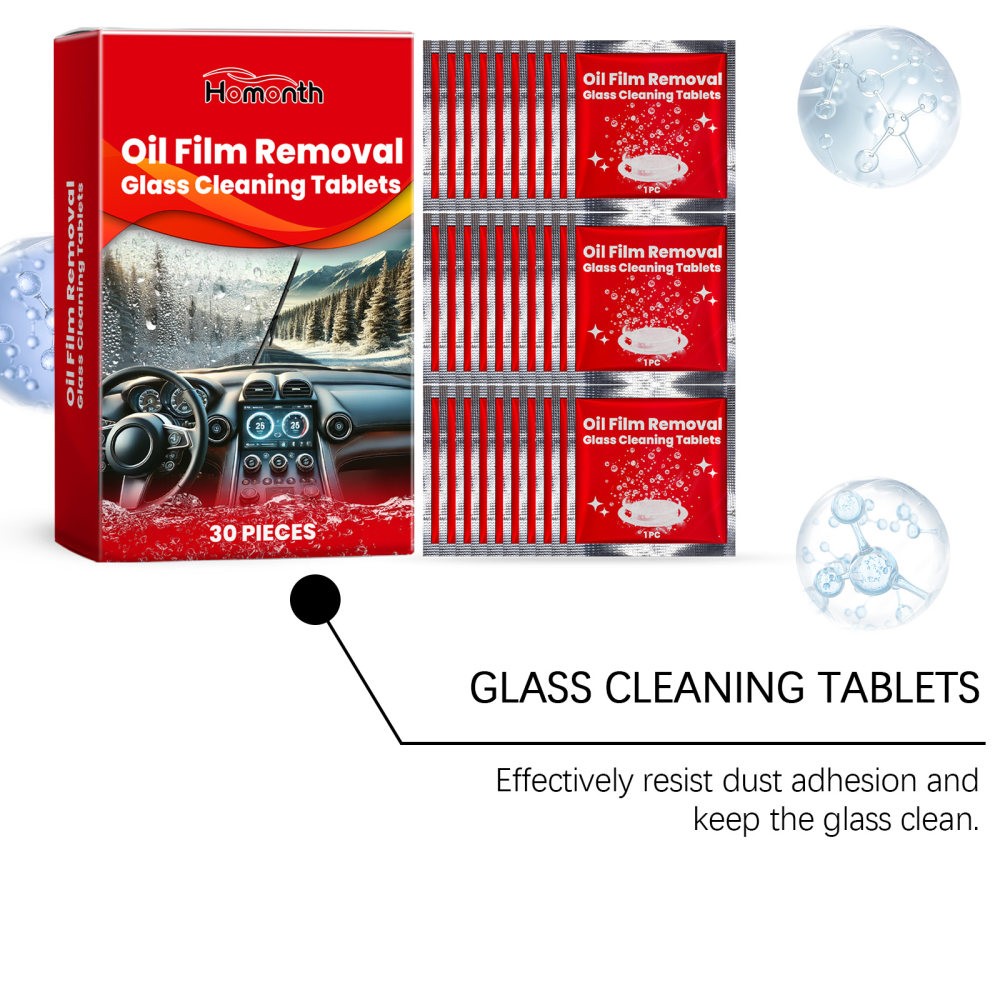 car windshield effervescent tablets car window rainproof