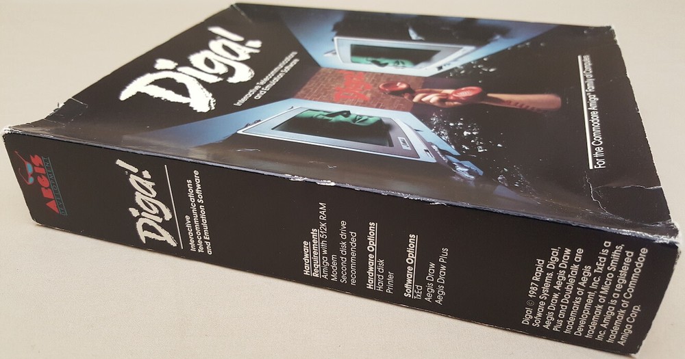 Diga! v1.0 ©1986 Aegis Development Telecommunications for Commodore Amiga #2