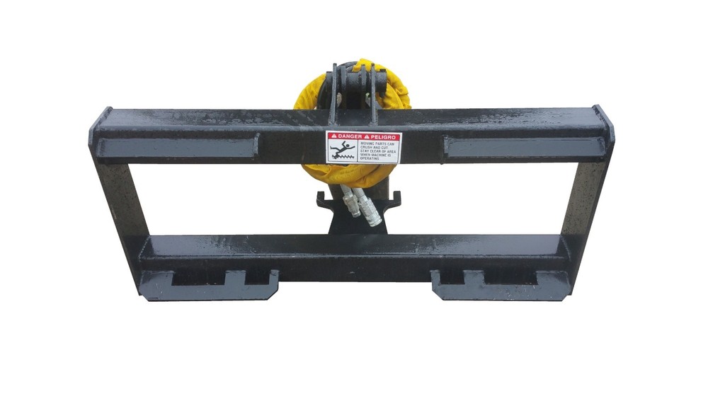 AUGER AND 6" BIT SKIDSTEER ATTACHMENT UNIVERSAL QUICK ATTACH