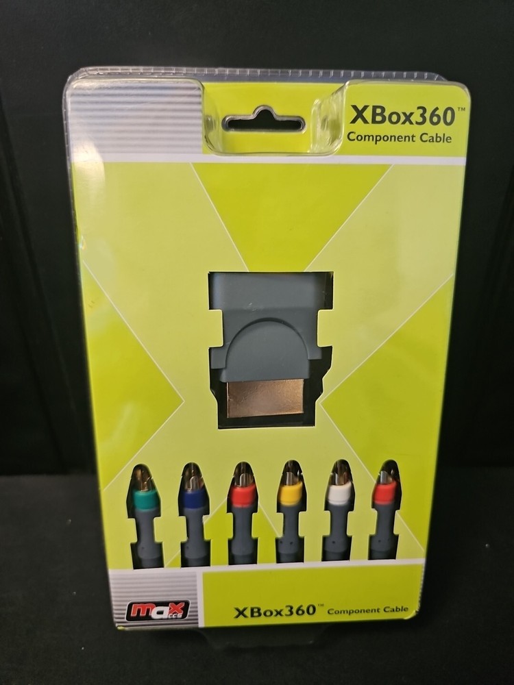 Color-coded Component Cables Video & RCA Stereo AV Cable Compatible Xbox 360 NEW
