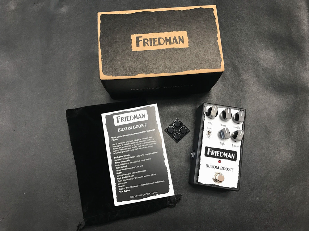 Friedman Buxom Boost Pedal- Clean Boost with EQ- New!
