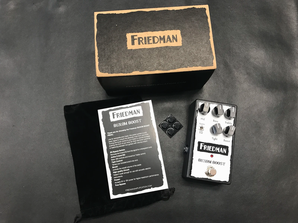 Friedman Buxom Boost Pedal- Clean Boost with EQ- New!