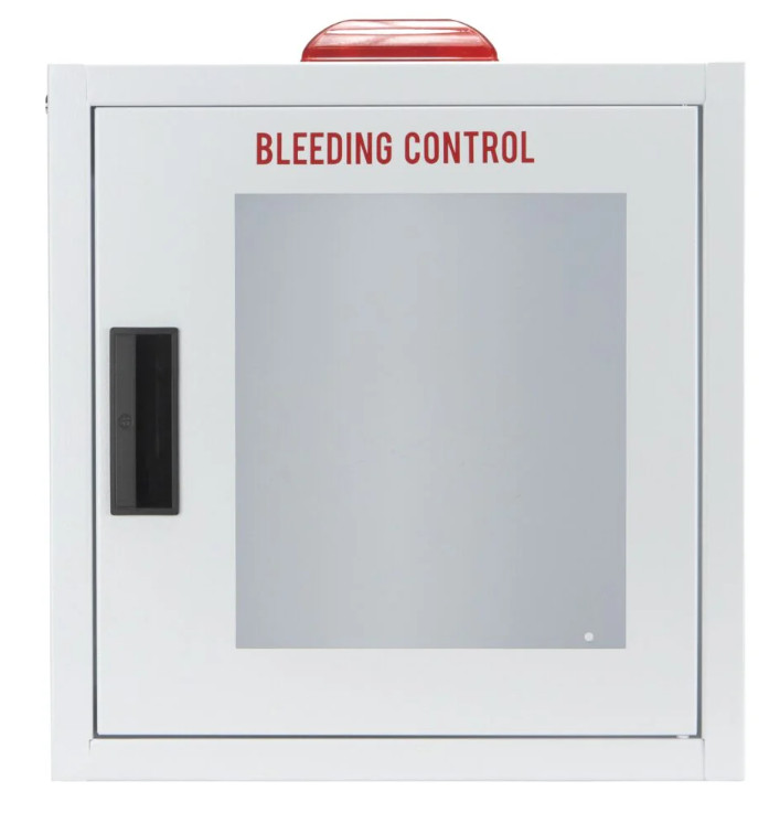 Cubix Safety Basic Compact Bleeding Control Cabinet with Window, Alarm & Strobe