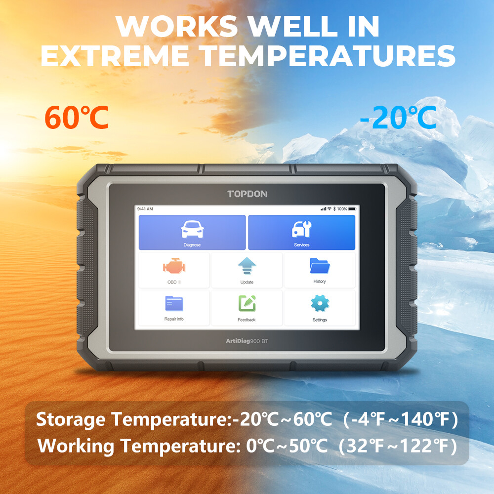 2025 TOPDON AD900BT Bidirectional Scanner Full System Diagnostic Tool ECU Coding