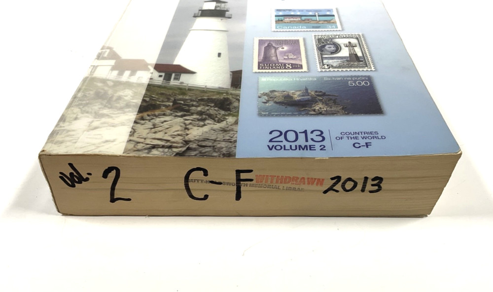 Scott Standard Postage Stamp Catalogue 2013 Volume 2 C-F