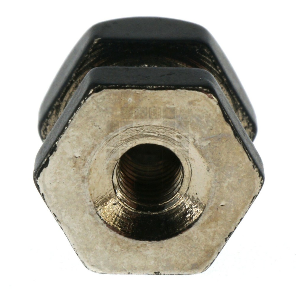 Black Hex Tree Spike 8x14mm, Threaded M3-0.5mm, 5 Pack