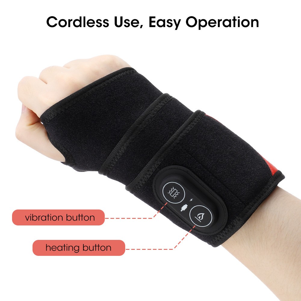 660nm&850nm Infrared Red Light Therapy Belt Wrap Pad For Wrist Joint Pain Relief