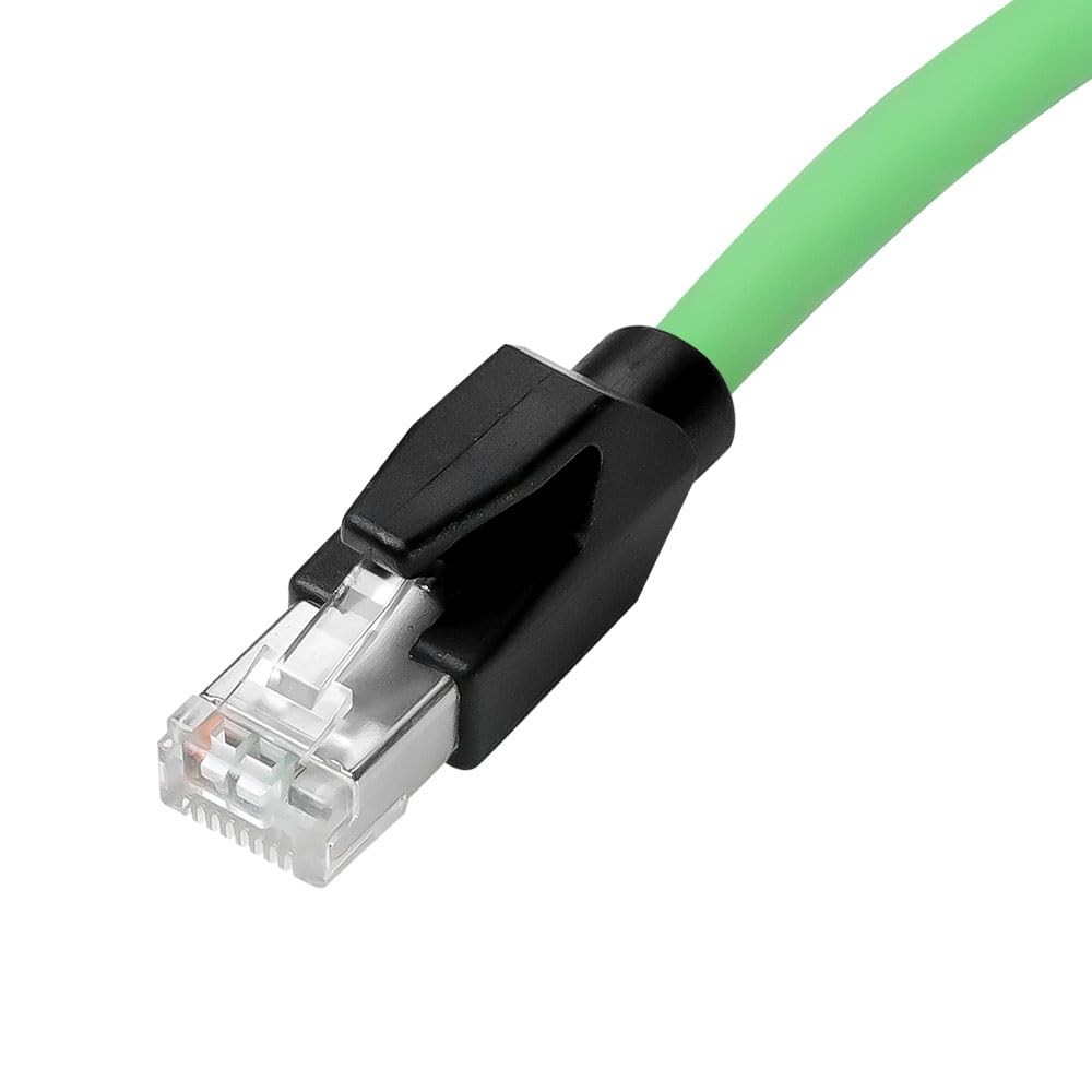 M8 A-Code 4 Pin to RJ45 Ethernet Cable Cat5e HighFlex Shielded for Beckhoff 33ft