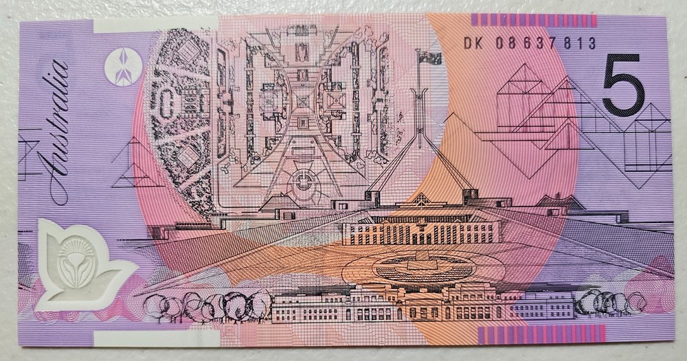 Australia 5 Dollars 2008 Unc