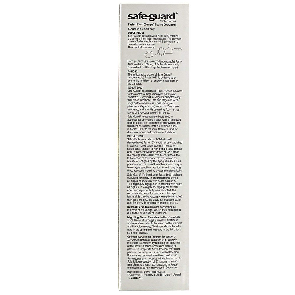 Safe Guard Equine Dewormer Paste
