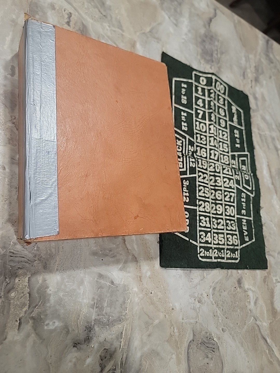 Vintage 1941 E.S. Lowe Weighted Roulette Wheel Game Set With Small Chips