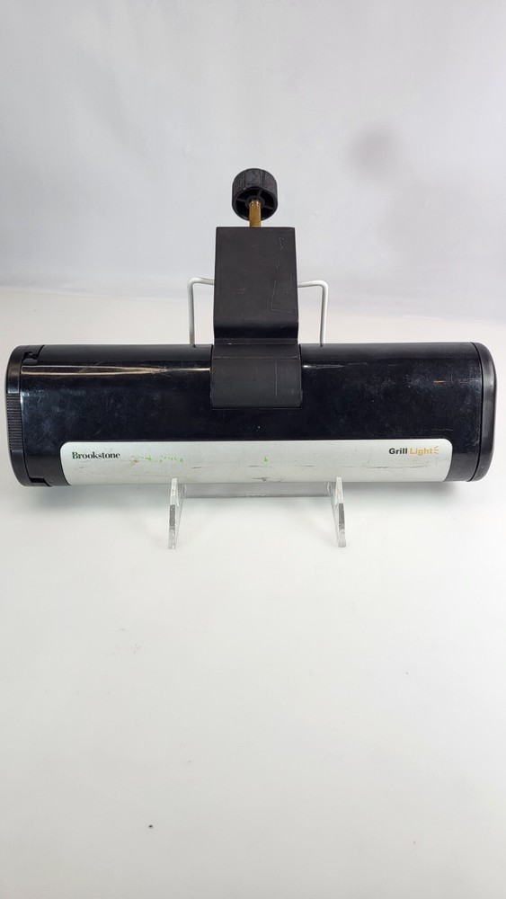 Brookstone BBQ Grill Light Adjustable Clamp Pivot Wireless Battery Operated