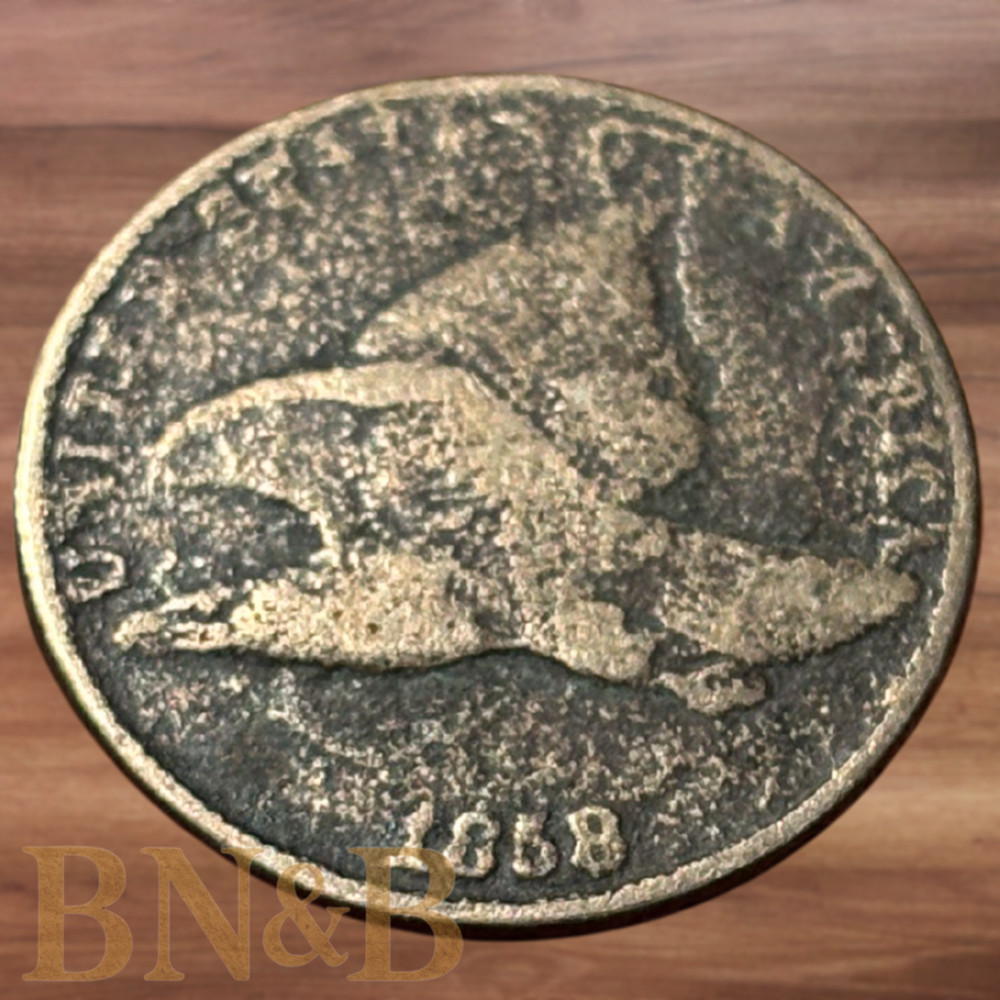 1858 Flying Eagle Penny #D105