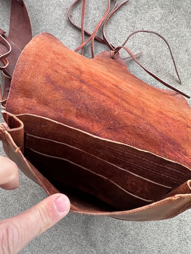 Vintage LEATHER MUZZLELOADER POSSIBLES POUCH BAG