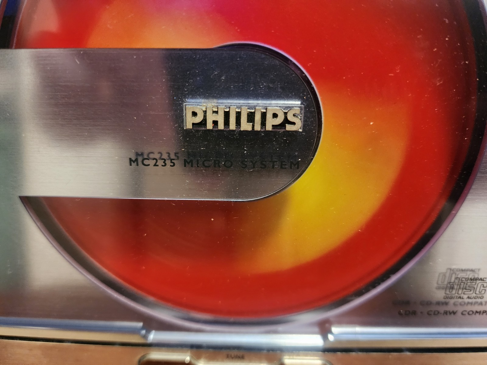 Philips Micro System MC235/37 CD Player AM/FM Radio Stereo No Remote