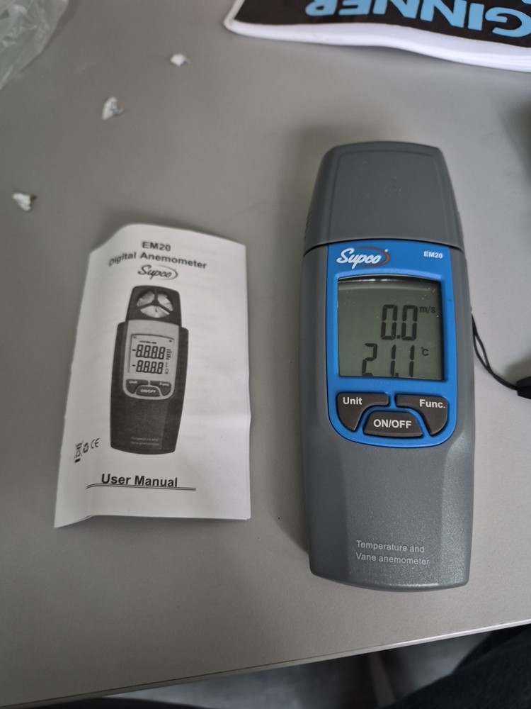 SP-EM20 SUPCO Thermo-Anemometer