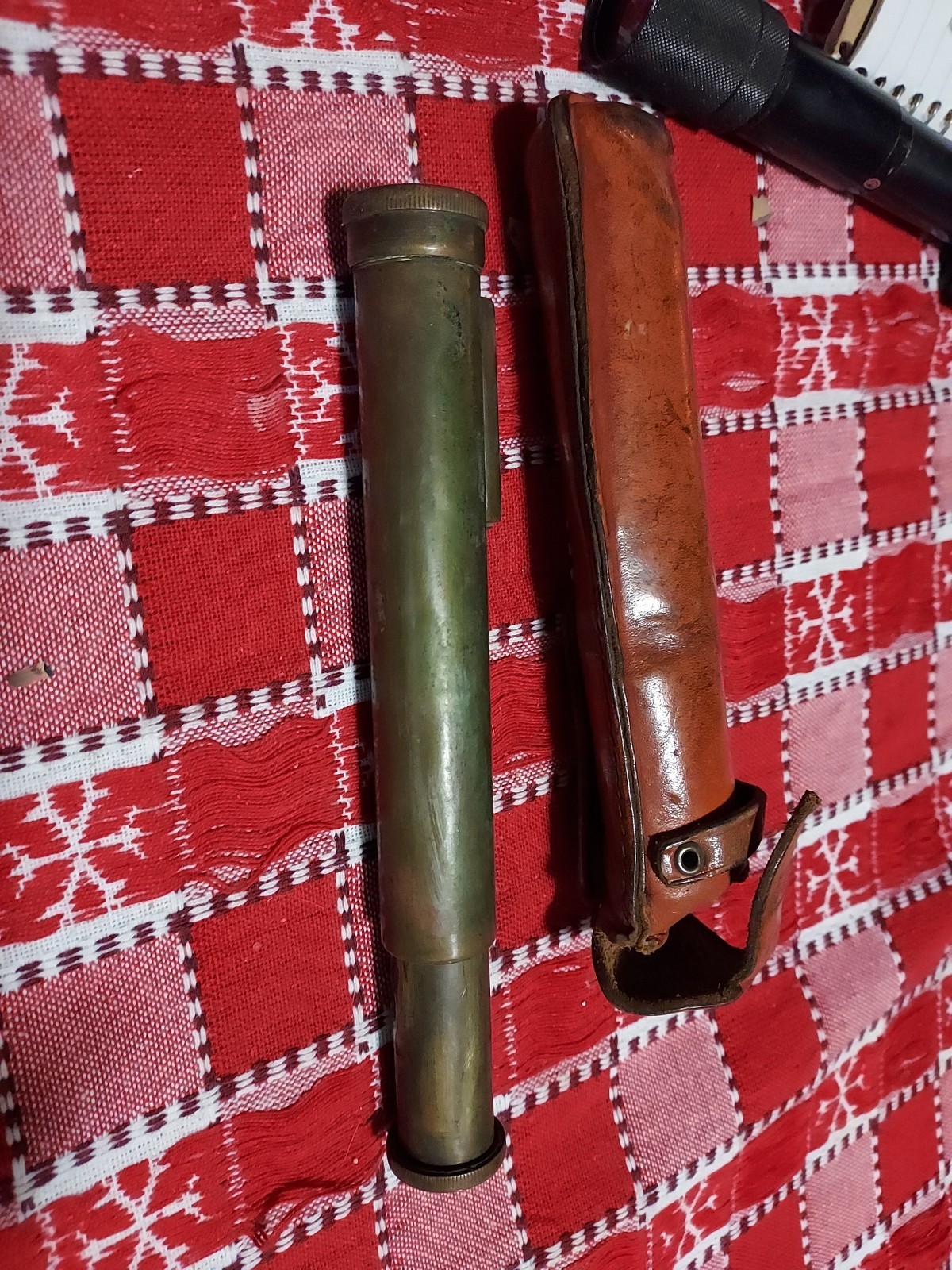 KUKER-RANKEN hand held all brass sight level,scope pat: 1741422 working Antique