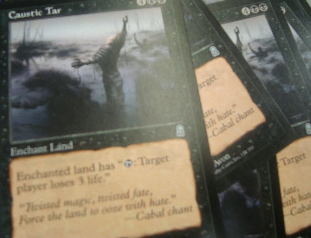 Caustic Tar MTG x2