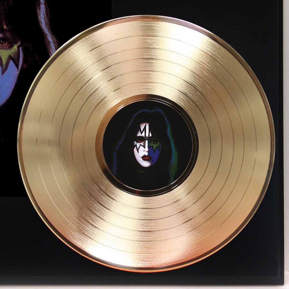Ace Frehley - Self Title Gold LP Record Plaque Display