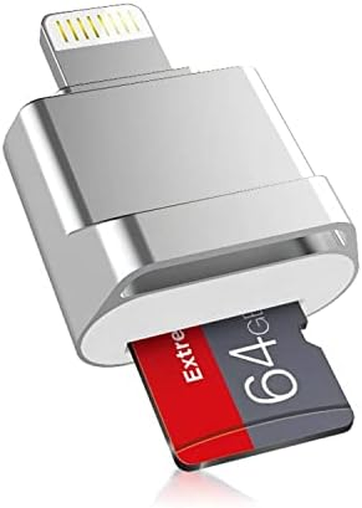 Micro SD Memory Card Adapter Reader For Iphone Ipad, Lightning Micro SD To USB-C