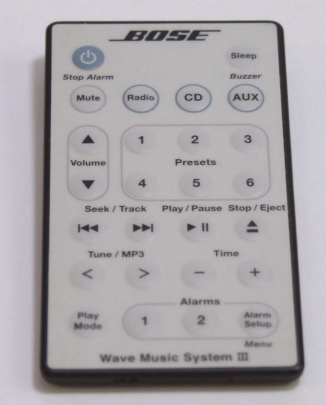 Bose Wave Music System III OEM Remote Control Pre Owned Tested