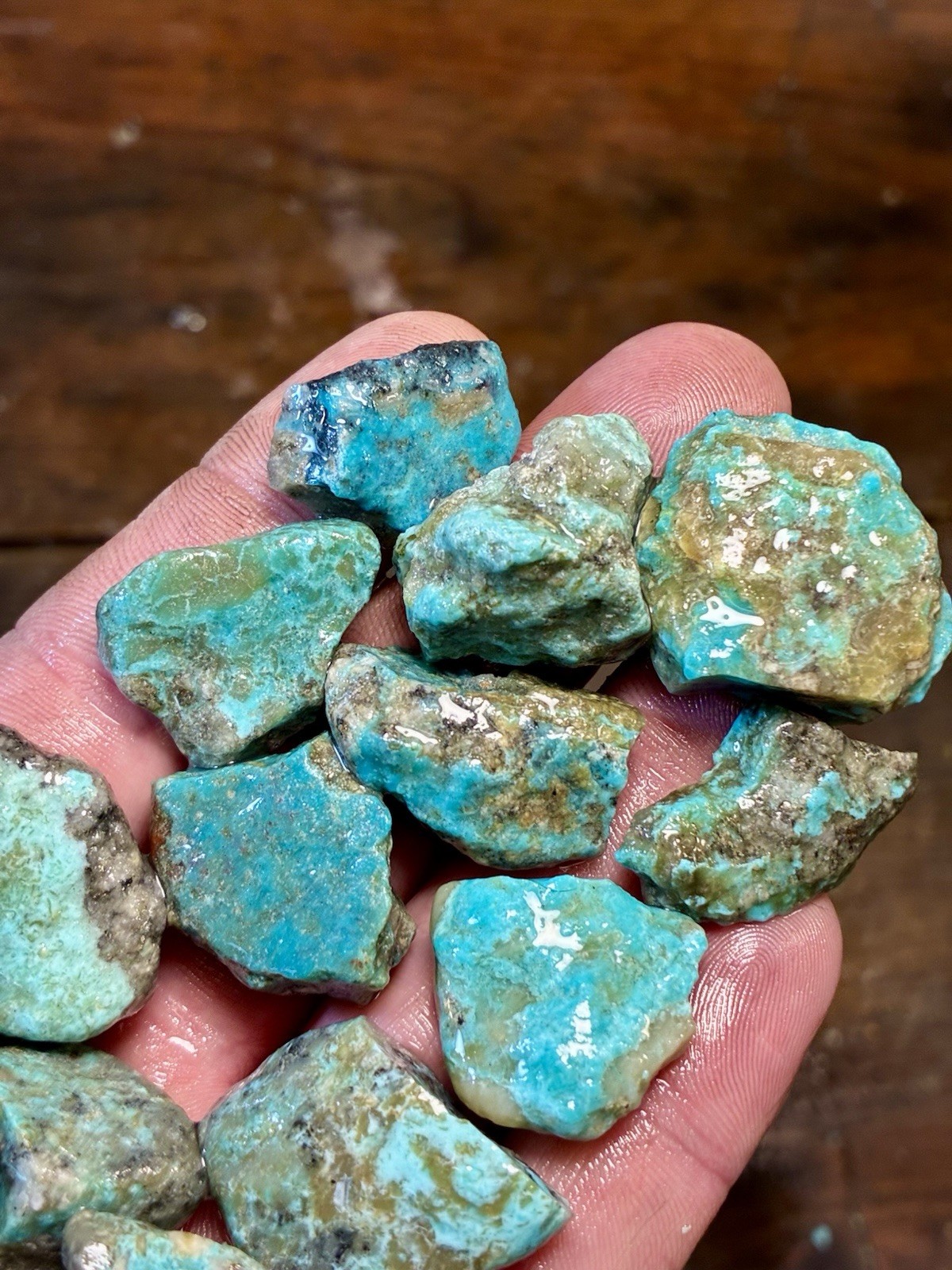 Ribbon & Skin Rock & Kaolin Blues! Ithaca Peak Turquoise! ONLY 5 left! Now $175!