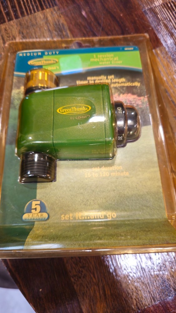 GreenThumb 583684 Medium Duty 1 Session Mechanical Water Timer