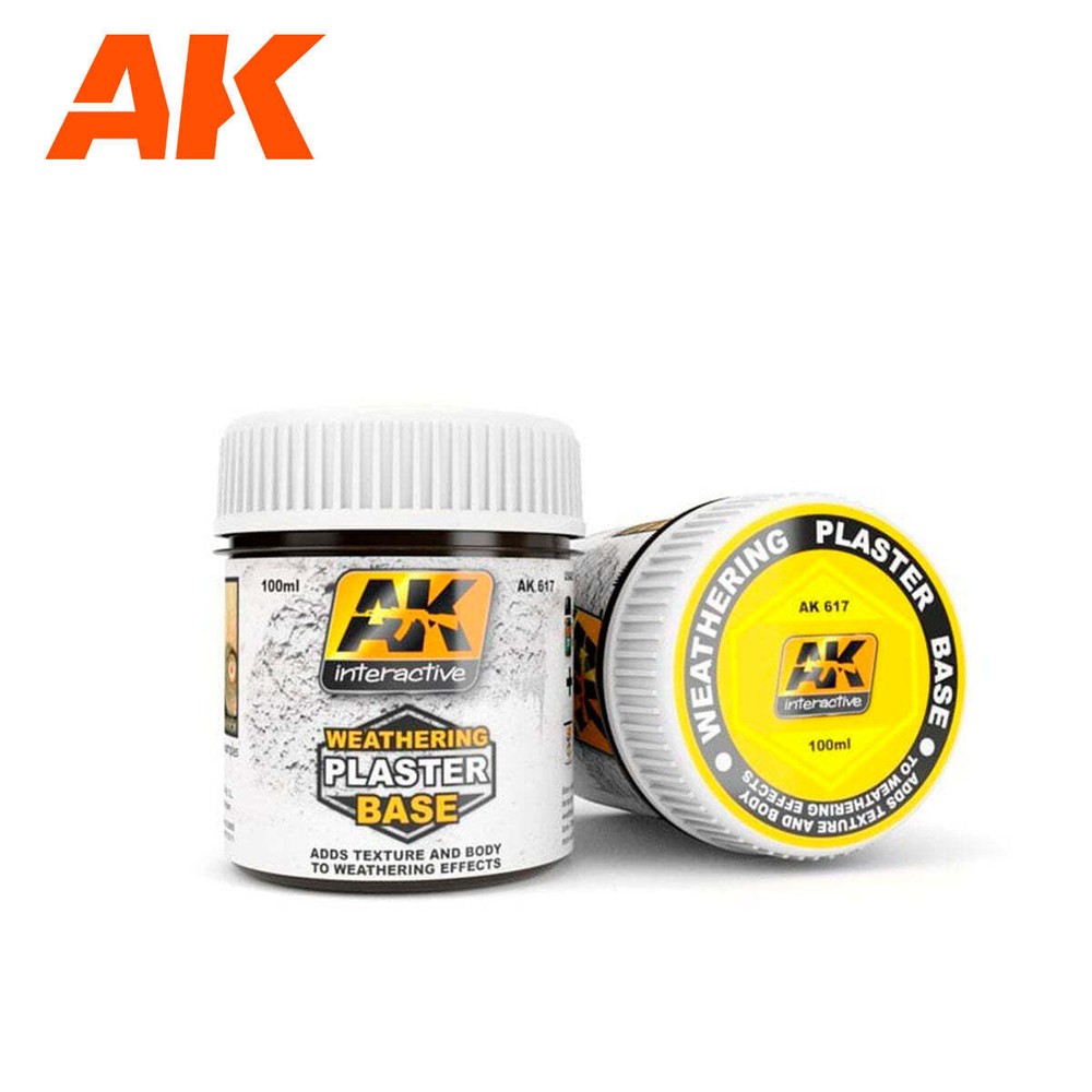 AK Interactive AK617 Weathering Plaster Base 100ml - US
