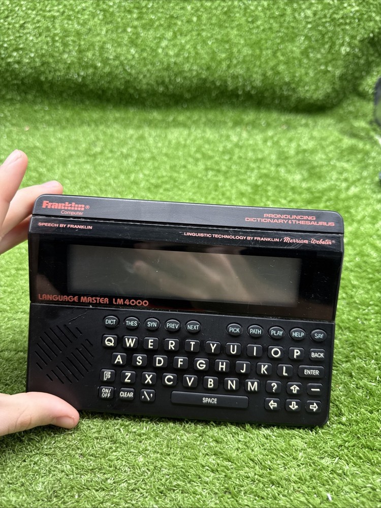 Franklin Language Master LM4000 Works. H