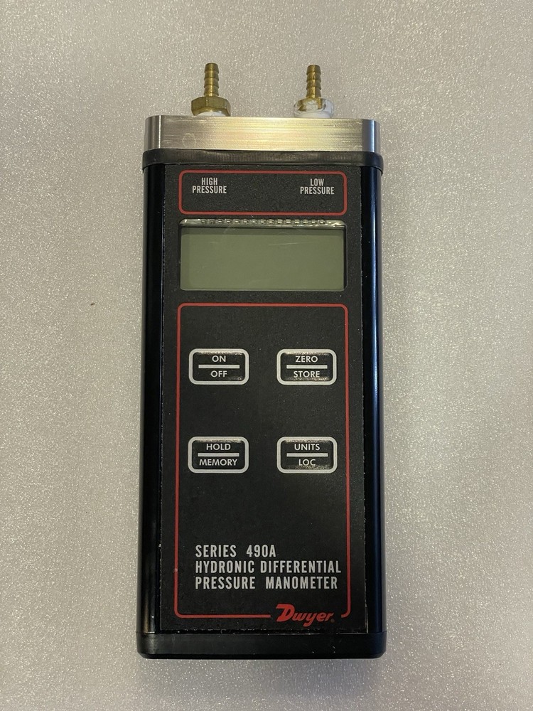 DWYER 490A-2 HYDRONIC DIFFERENTIAL PRESSURE MANOMETER
