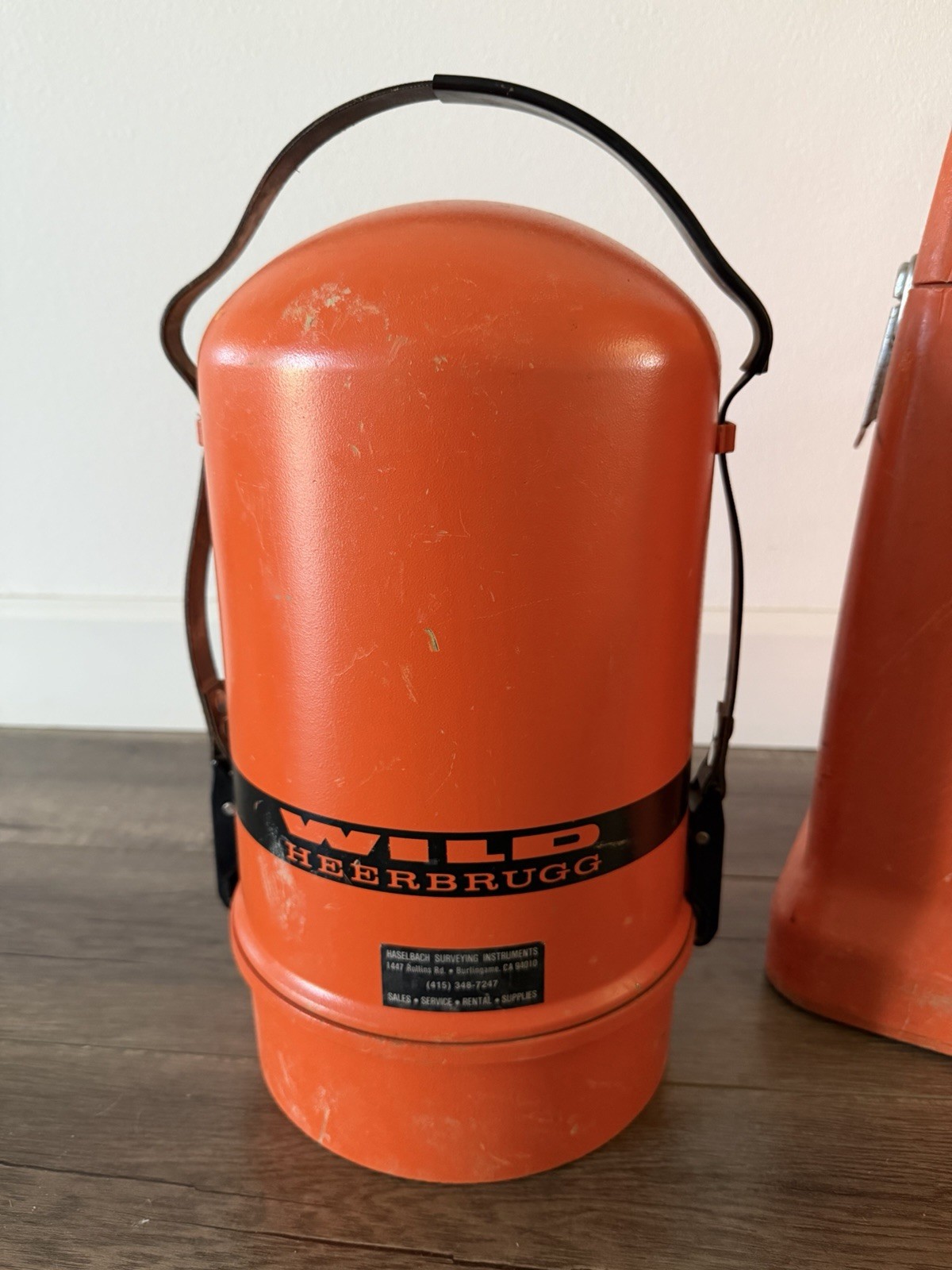 Wild Heerbrugg Precision Theodolite Bullet Shipping Case (CASE ONLY)