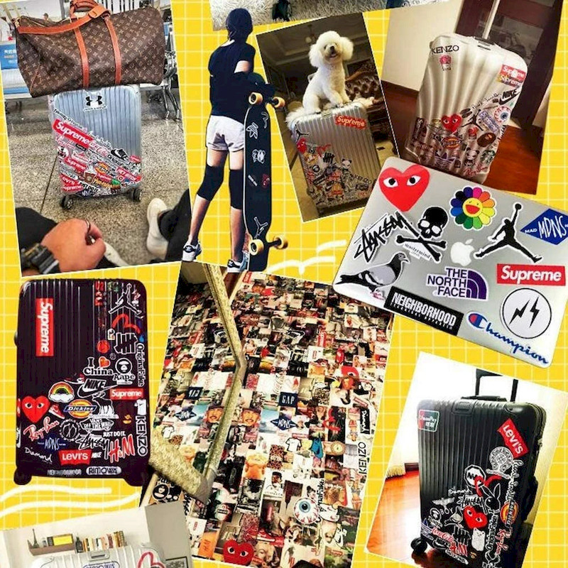 100 Random Skateboard Stickers Bomb Vinyl Laptop Luggage Decals Dope Sticker Lot