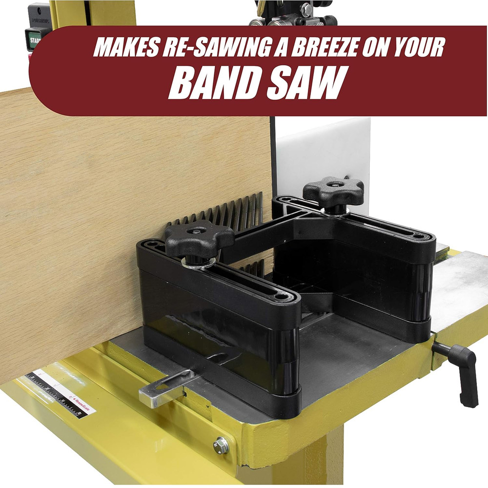 Dual Deluxe Stackable Featherboards for Table Saw Kit with Riser Blocks, Aluminu