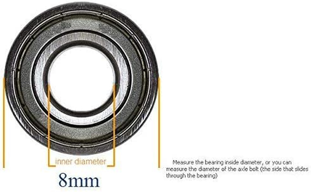 Walker Rollator Replacement 7.5" Wheels Black (1Pis) (FRONT 1)