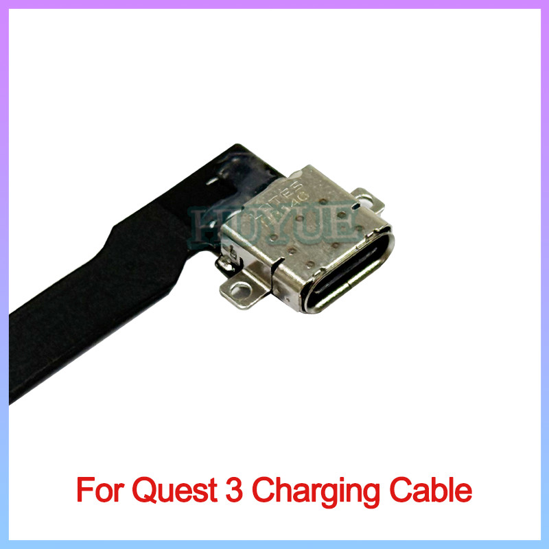 Charging Port Flex Cable For Quest3 VR USB-C DC Jack Cable Headset Replacement