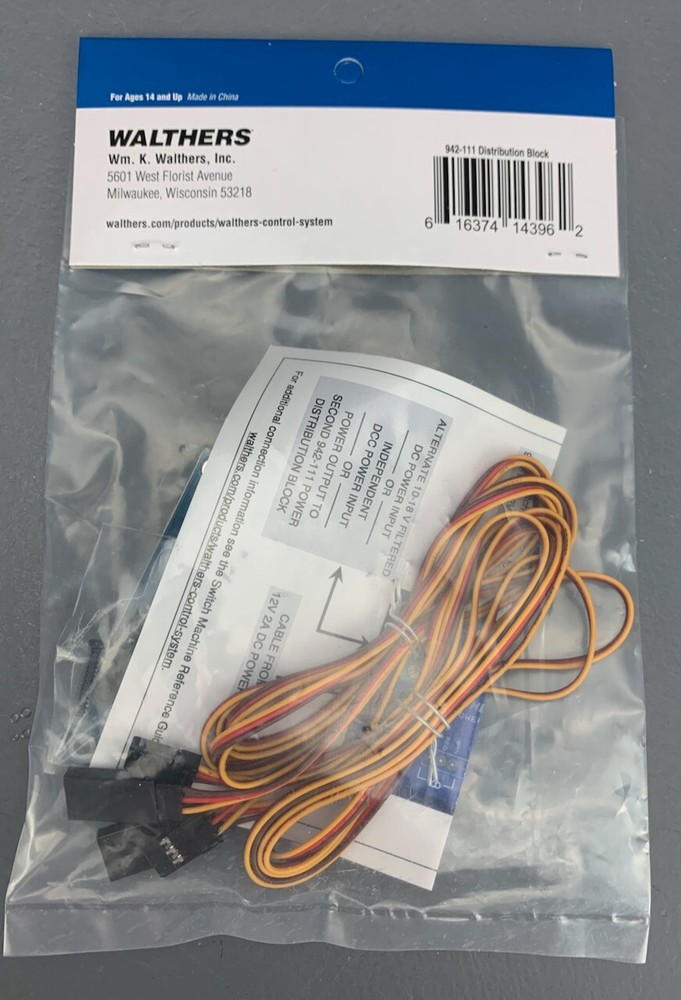 Walthers 942-111 Layout Control System Dual Distribution Block E0054