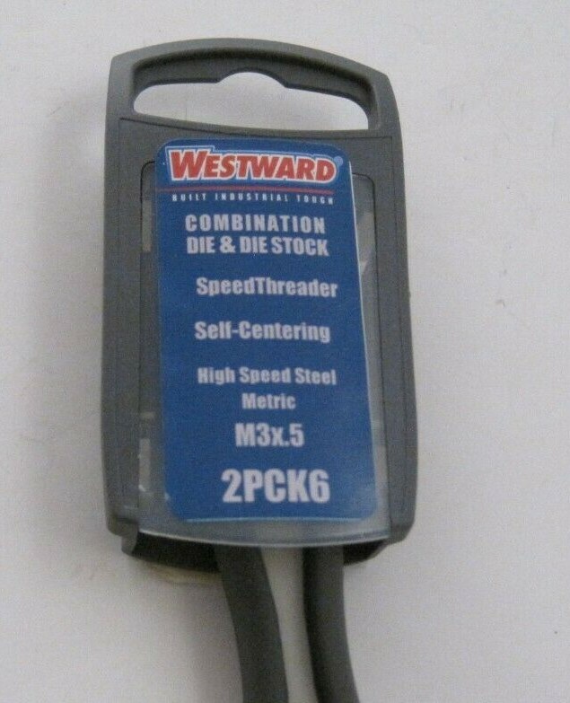 WESTWARD M3 Speed Threader (M3-0.5 Coarse) - Combination Die & Die Stock - RH