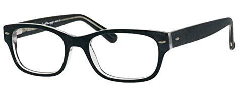 Ernest Hemingway H4670 Unisex Rectangular Blue Light Blocking Filter+A/R Lenses