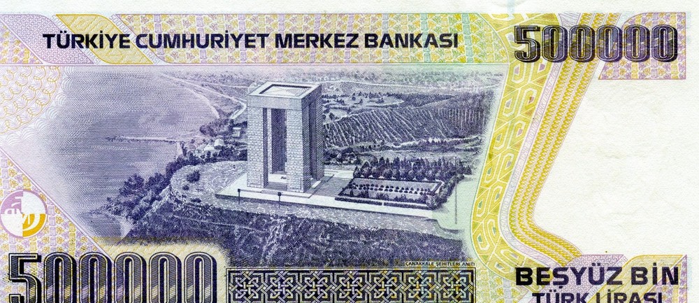 Turkey:500,000 Lira, 1998