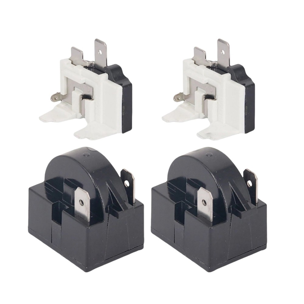 Universal Refrigerator Starter Relay and Overload Protector Set Mini Coolers