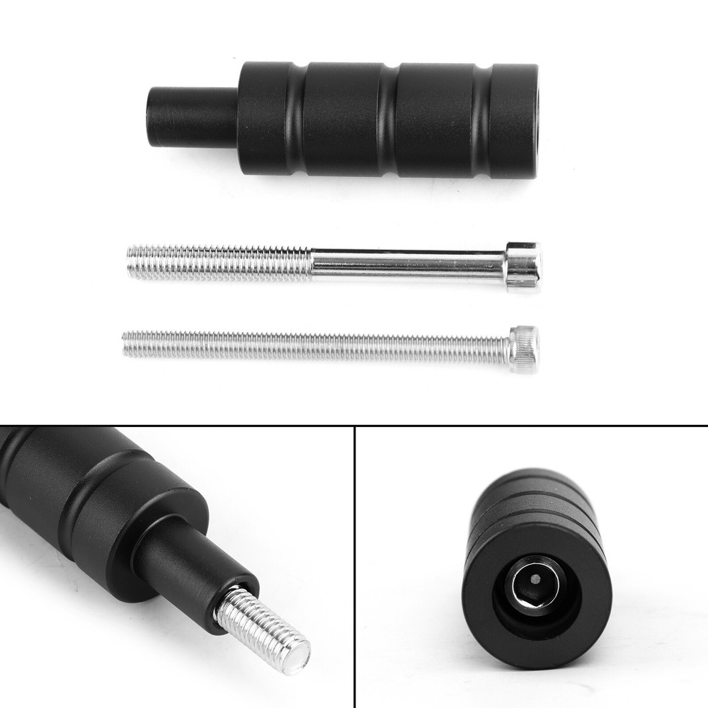 Black M8 M6 Motorcycle Headlight Fog Light Mount Bracket Extender Support Bar E
