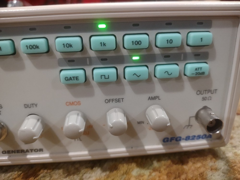 Function Generator GFG-8250A by GW INSTEK Used Circuit Electronics Workshop Unit