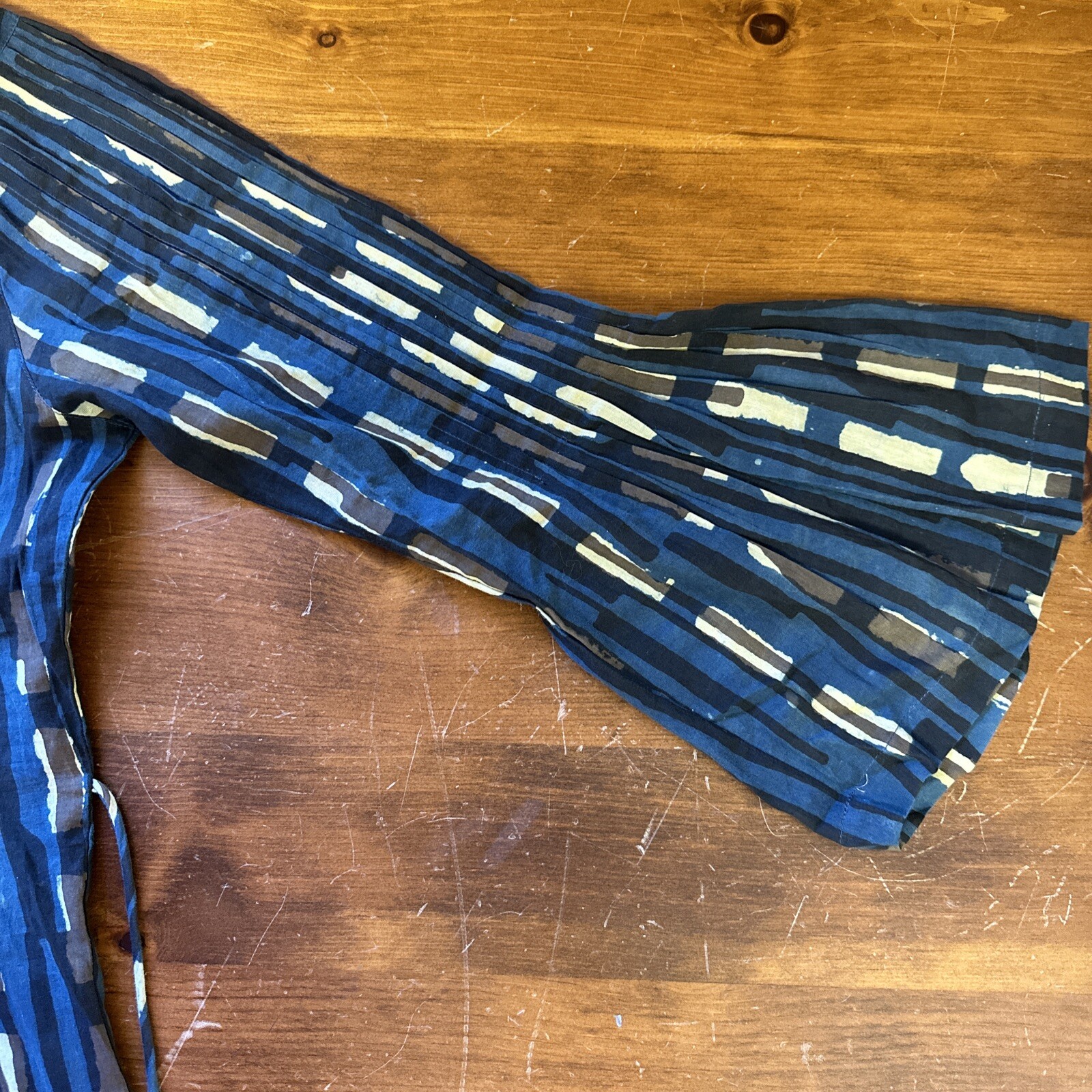 Aman Lamu Kenya Dress S/M Africa Timeless Peasant Boho Unique Flowy Tribal