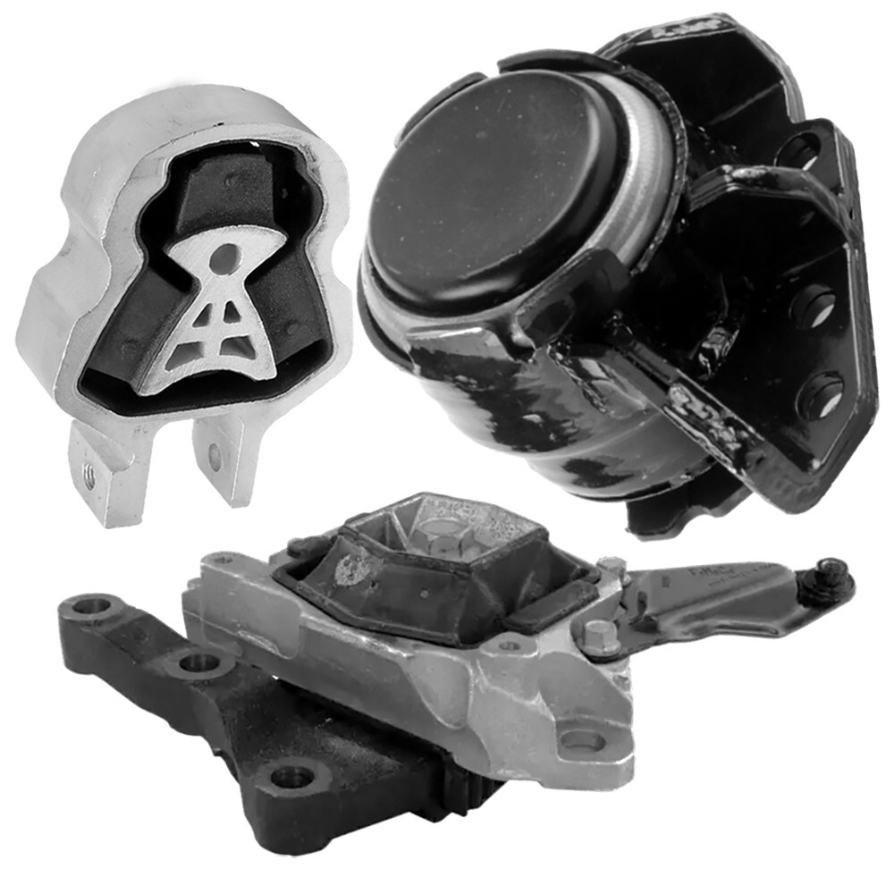 Engine Mounts & Automatic Trans Mount 3PCS For Ford C-MAX 18-13 2.0L; 2nd Design