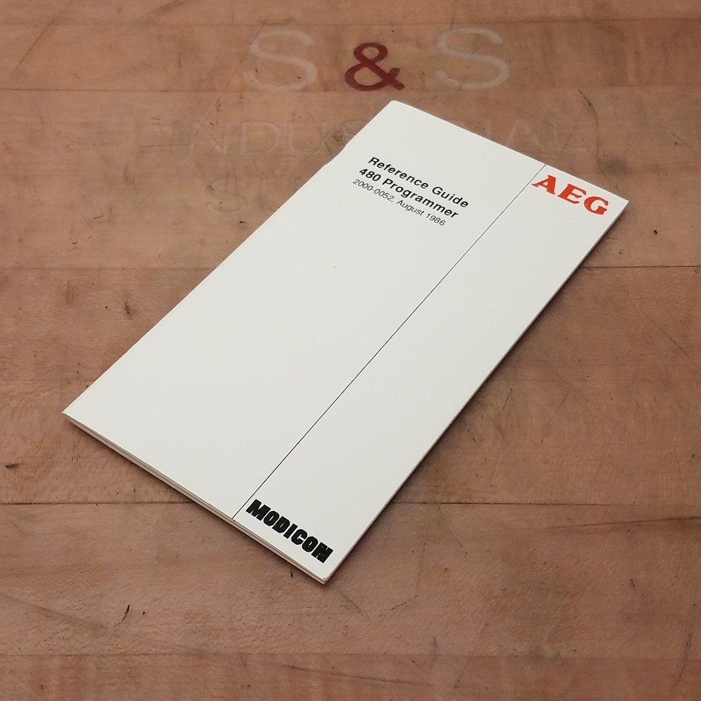 AEG 2000-0052 480 Programmer reference guide, Rev C - USED