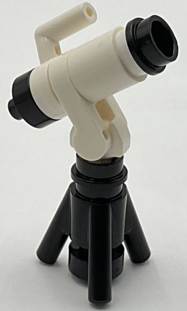 Lego New White Telescope Black Stand Space Part