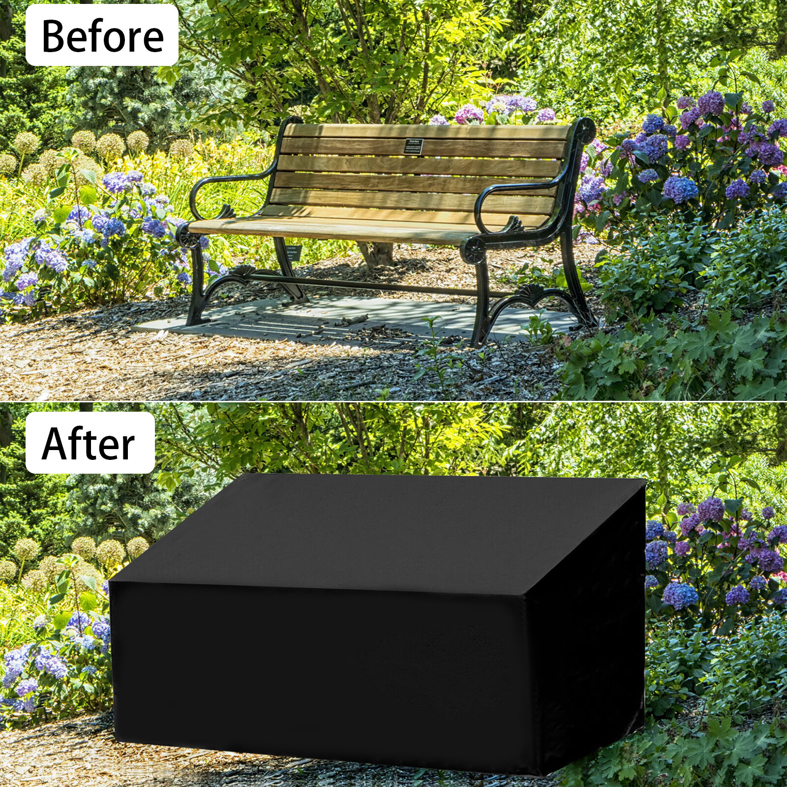 Waterproof Outdoor Bench Cover Heavy Duty Oxford Patio Garden Furniture Covers