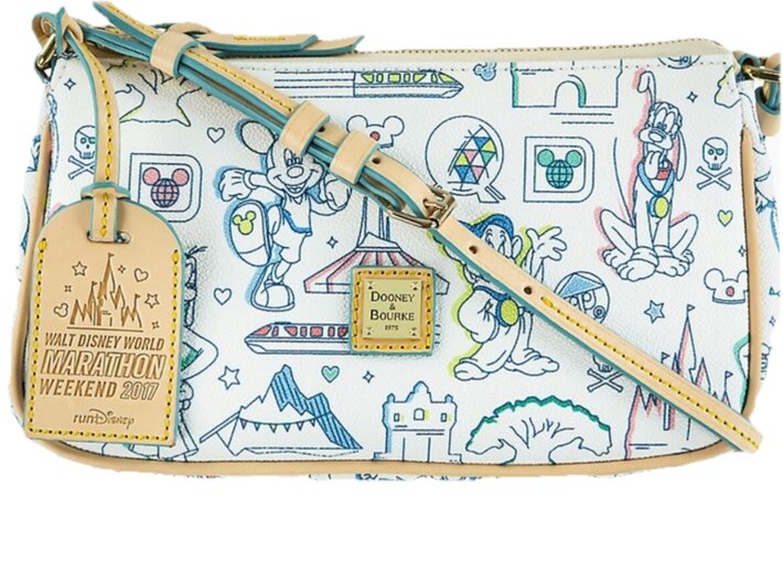 New Disney World Park WDW Dooney & Bourke 2017 Marathon LEXI Crossbody Purse Bag