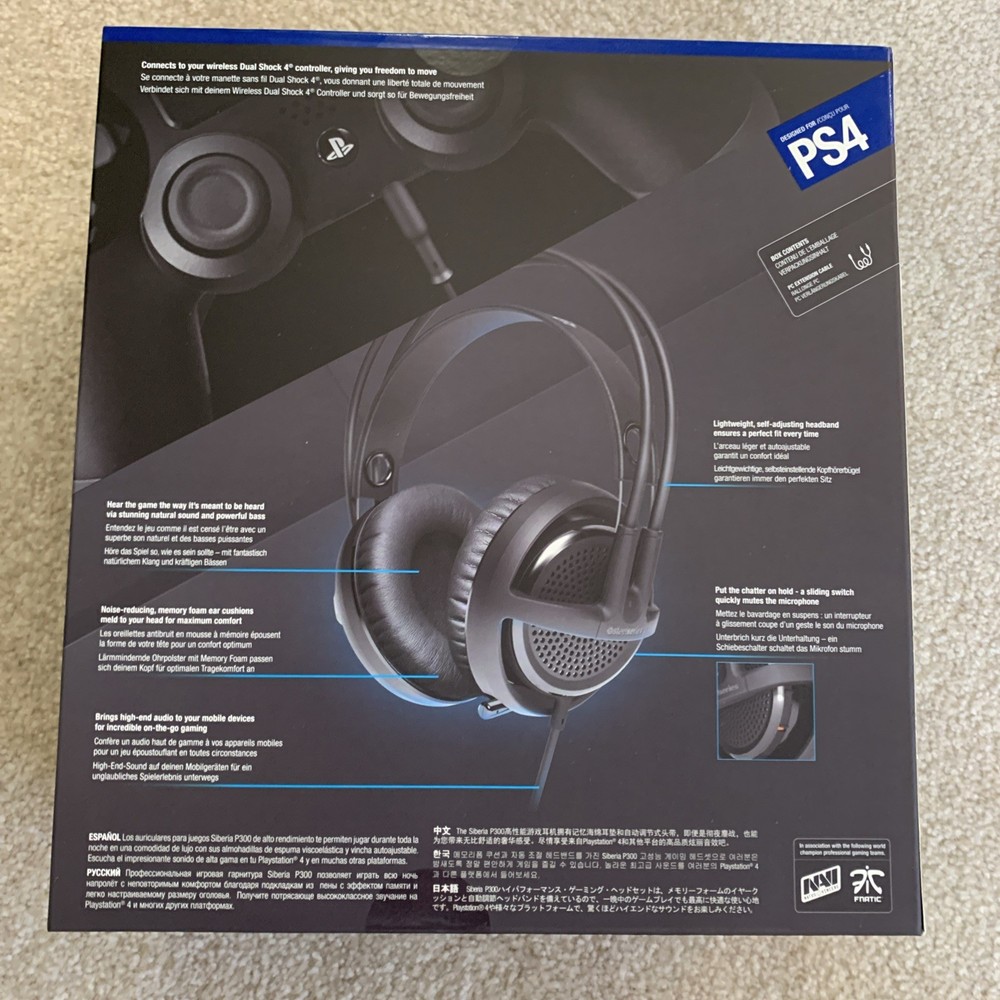 Steelseries Siberia P300 Design For PS4