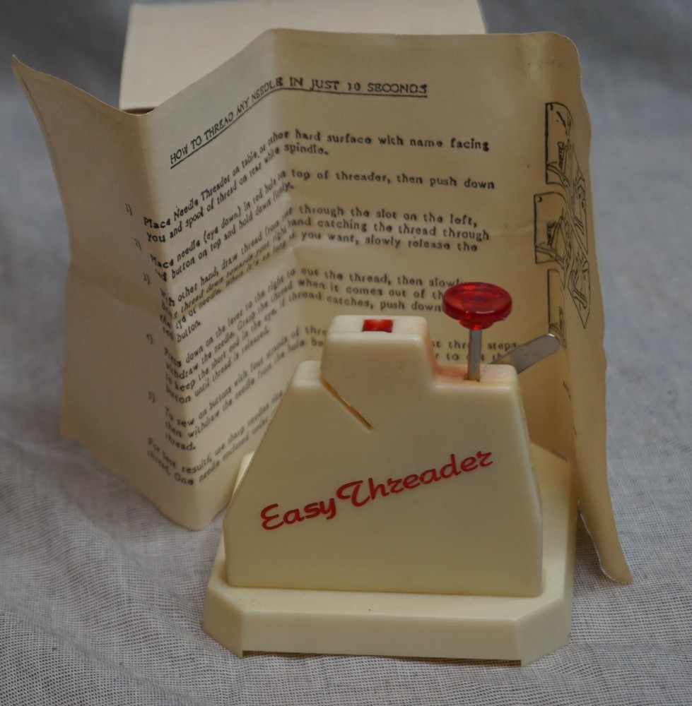 Easy Threader Machine With Instructions Style X6A Vintage